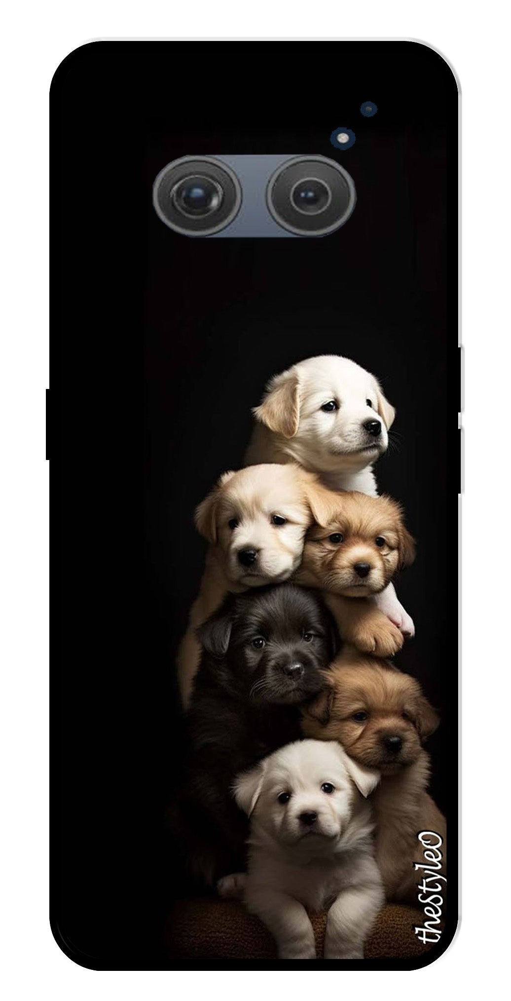 Dog lovers Metal Mobile Case for Redmi 10 Prime (Design No -88)