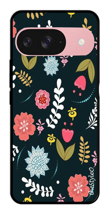 Floral Pattern2 Metal Mobile Case for Google Pixal 9