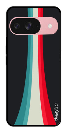Modern Art Colorful Metal Mobile Case for Google Pixel 9 Pro