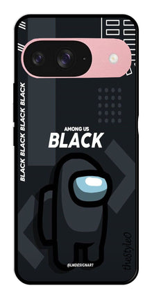 Among us Black Metal Mobile Case for Google Pixel 9 Pro
