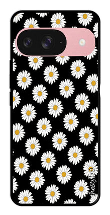 Daisy Flower Metal Mobile Case for Google Pixel 9 Pro