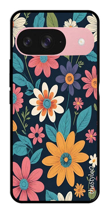 Colorful Abstract Metal Mobile Case for Google Pixel 9 Pro