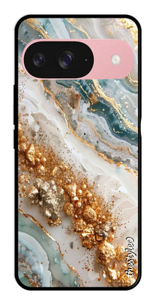 Marble Design Metal Mobile Case for Google Pixel 9 Pro