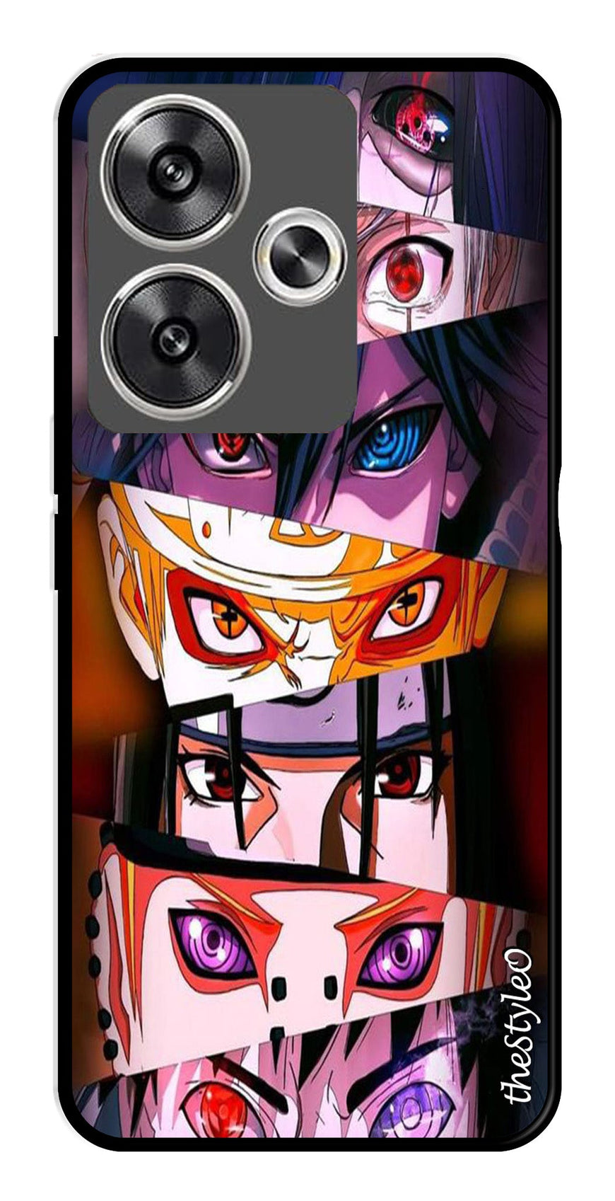 Anime Metal Mobile Case for Poco F6 5G (Design No -56)