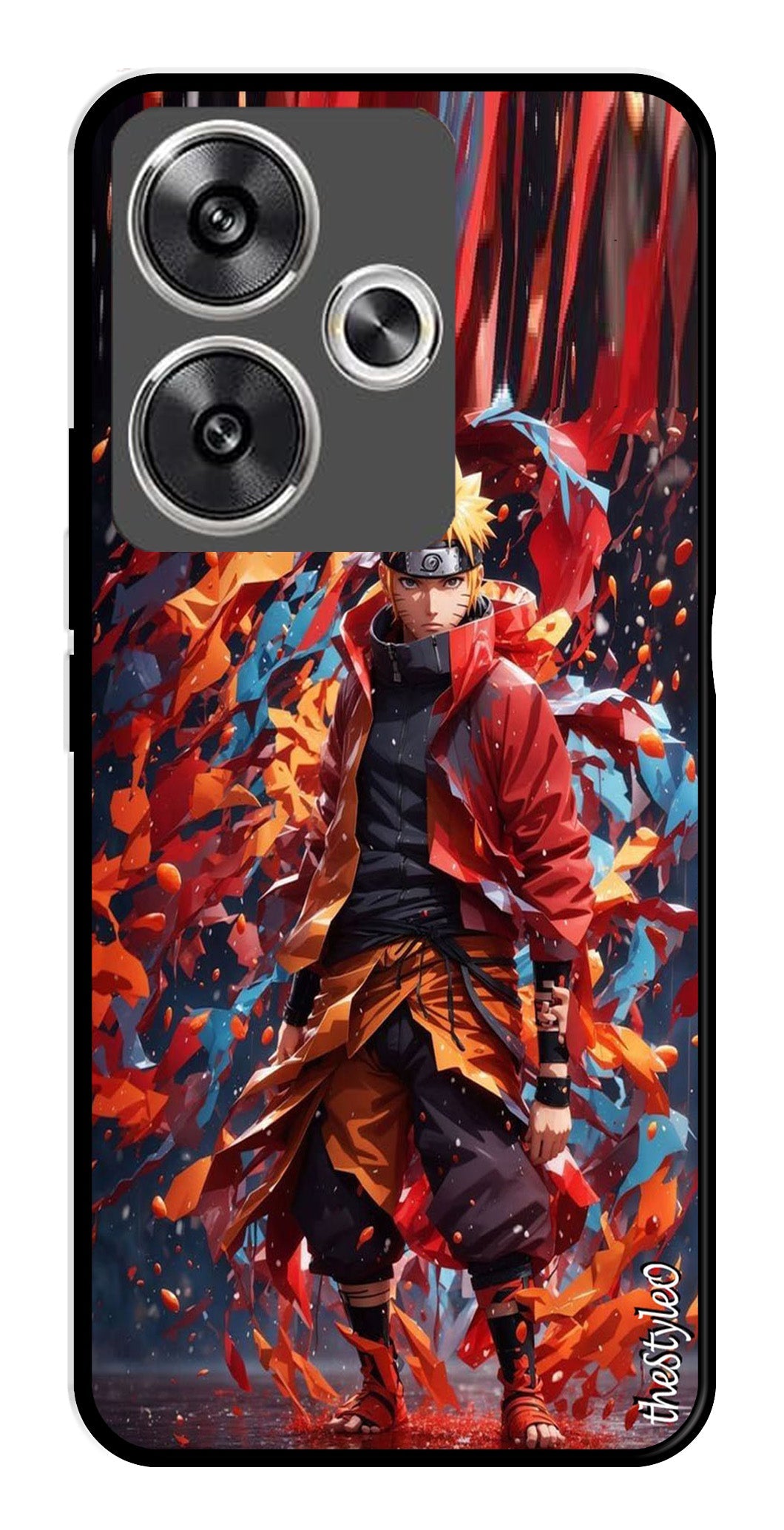 Anime-2 Metal Mobile Case for Poco F6 5G (Design No -64)