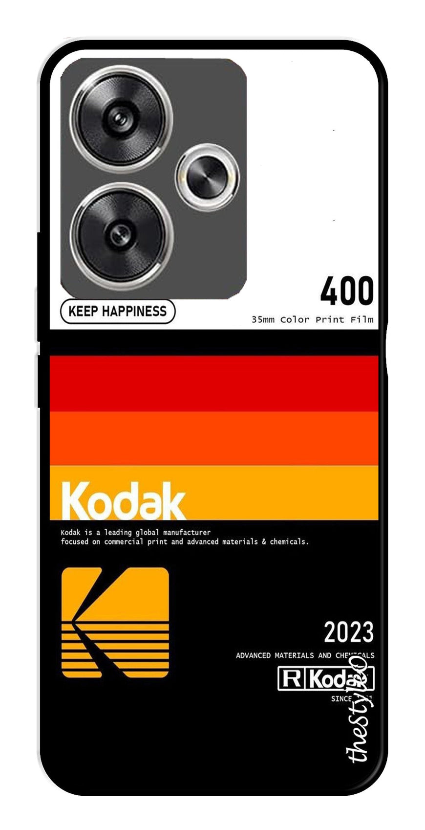 Kodak Design Metal Mobile Case for Poco F6 5G (Design No -65)