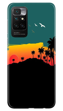 Sky Trees Mobile Back Case for Redmi 10 Prime (Design - 191)