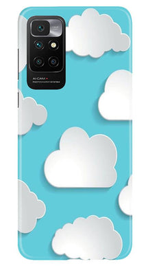 Clouds Mobile Back Case for Redmi 10 Prime (Design - 210)