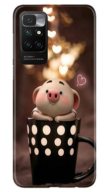 Cute Bunny Mobile Back Case for Redmi 10 Prime (Design - 213)