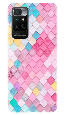 Pink Pattern Mobile Back Case for Redmi 10 Prime (Design - 215)