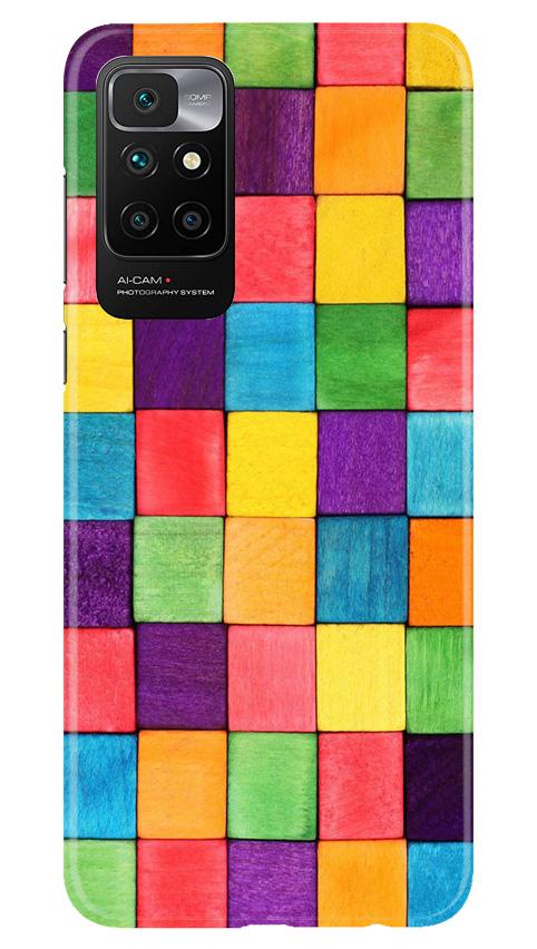 Colorful Square Case for Redmi 10 Prime (Design No. 218)