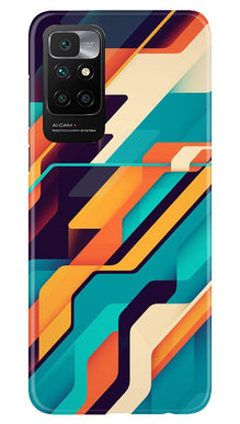 Modern Art Mobile Back Case for Redmi 10 Prime (Design - 233)