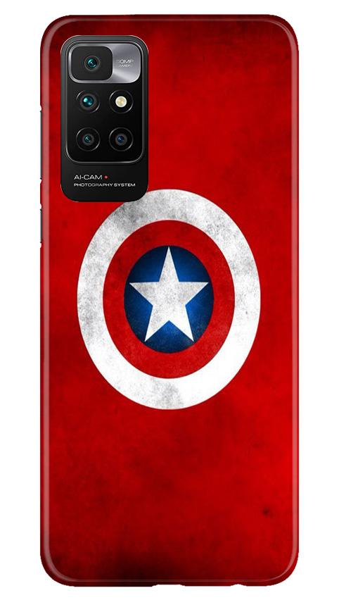 Captain America Case for Redmi 10 Prime (Design No. 249)