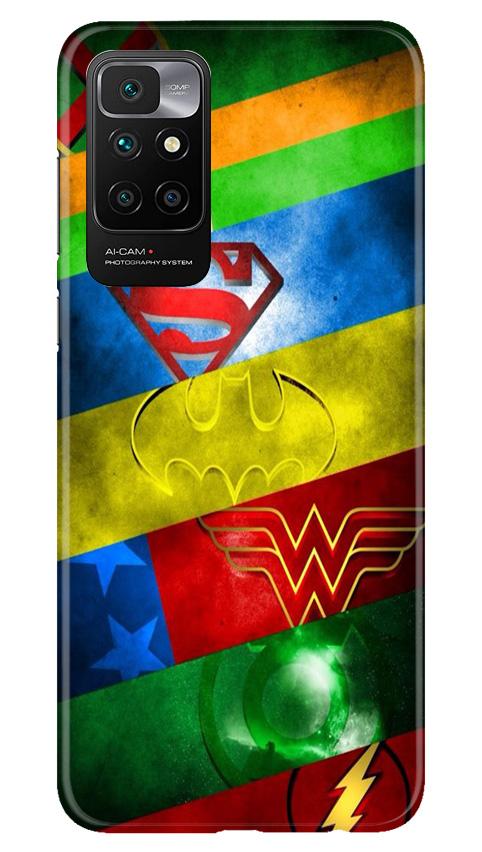 Superheros Logo Case for Redmi 10 Prime (Design No. 251)