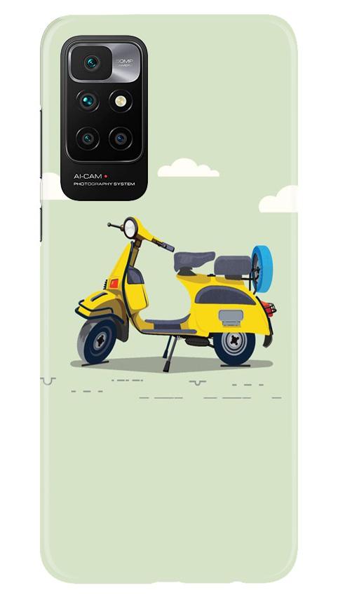 Vintage Scooter Case for Redmi 10 Prime (Design No. 260)