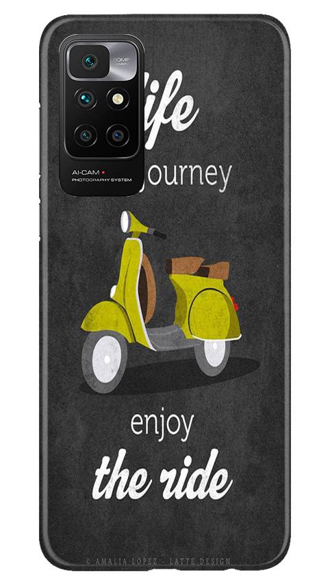 Life is a Journey Case for Redmi 10 Prime (Design No. 261)