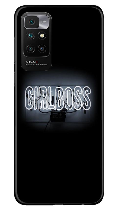 Girl Boss Black Case for Redmi 10 Prime (Design No. 268)