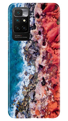 Sea Shore Mobile Back Case for Redmi 10 Prime (Design - 273)