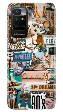 Vintage Design Mobile Back Case for Redmi 10 Prime (Design - 284)