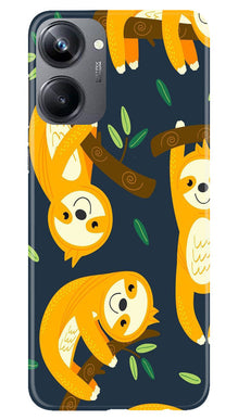 Racoon Pattern Mobile Back Case for Realme 10 Pro 5G (Design - 2)