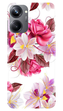 Beautiful flowers Mobile Back Case for Realme 10 Pro 5G (Design - 23)