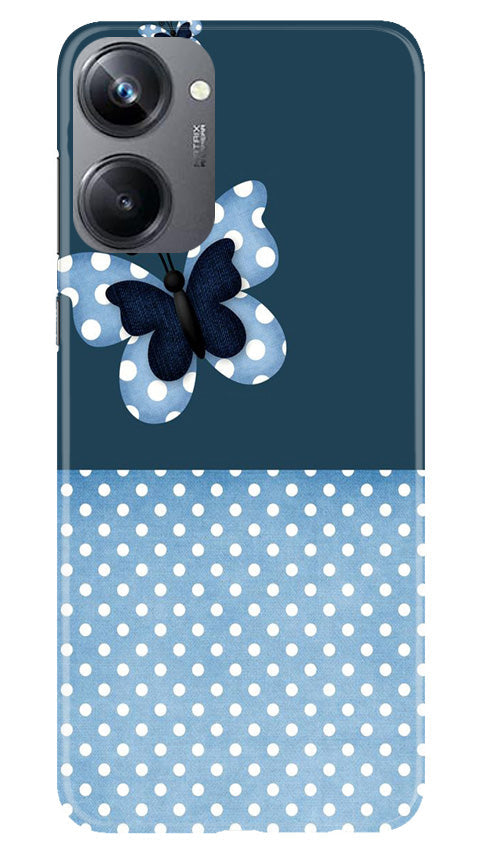 White dots Butterfly Case for Realme 10 Pro 5G