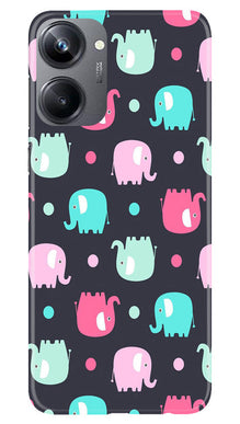 Elephant Baground Mobile Back Case for Realme 10 Pro 5G (Design - 44)