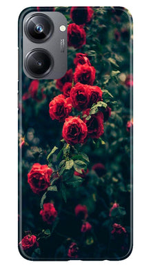 Red Rose Mobile Back Case for Realme 10 Pro 5G (Design - 66)