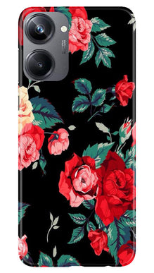 Red Rose2 Mobile Back Case for Realme 10 Pro 5G (Design - 81)