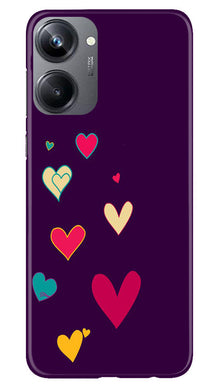 Purple Background Mobile Back Case for Realme 10 Pro 5G  (Design - 107)