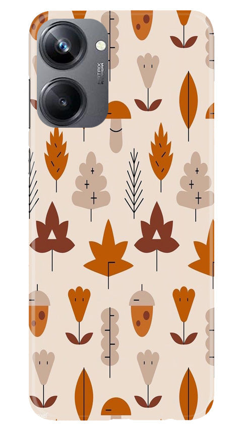 Leaf Pattern Art Case for Realme 10 Pro 5G(Design - 132)