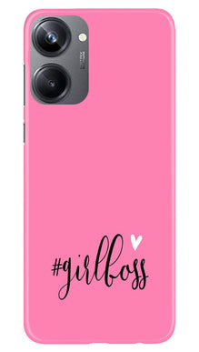 Girl Boss Pink Mobile Back Case for Realme 10 Pro 5G (Design - 238)