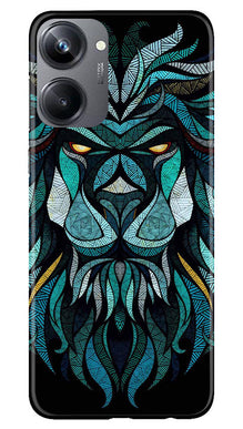 Lion Mobile Back Case for Realme 10 Pro 5G (Design - 276)