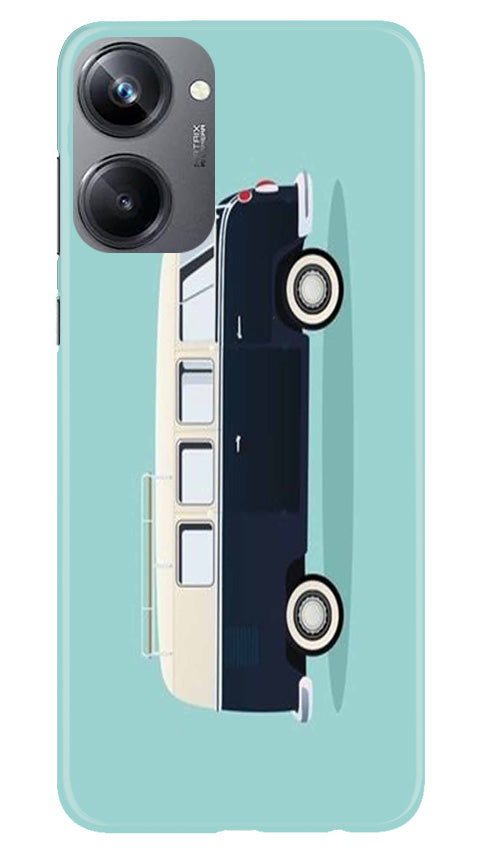 Travel Bus Mobile Back Case for Realme 10 Pro 5G (Design - 338)