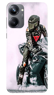 Biker Mobile Back Case for Realme 10 Pro 5G (Design - 342)