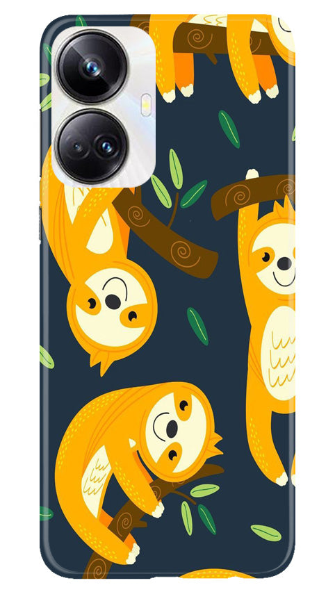 Racoon Pattern Case for Realme 10 Pro Plus 5G