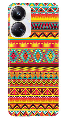 Zigzag line pattern Mobile Back Case for Realme 10 Pro Plus 5G (Design - 4)