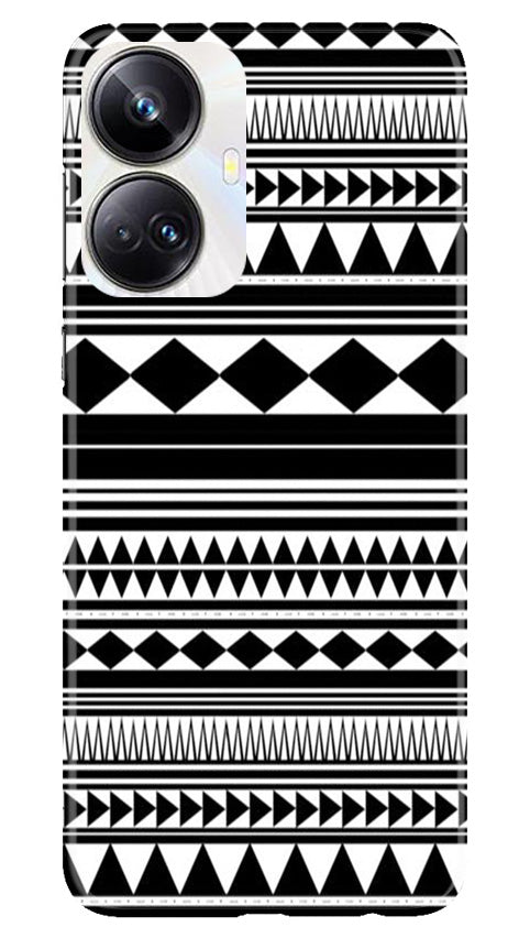 Black white Pattern Case for Realme 10 Pro Plus 5G