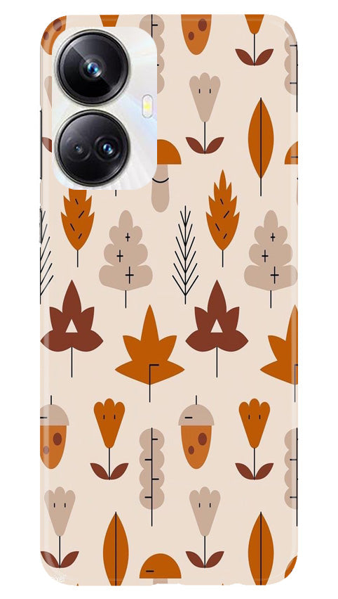 Leaf Pattern Art Case for Realme 10 Pro Plus 5G(Design - 132)