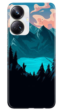 Mountains Mobile Back Case for Realme 10 Pro Plus 5G (Design - 155)