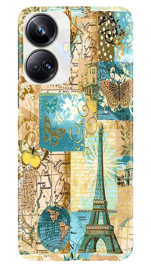 Travel Eiffel Tower Case for Realme 10 Pro Plus 5G (Design No. 175)