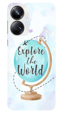 Explore the World Mobile Back Case for Realme 10 Pro Plus 5G (Design - 176)