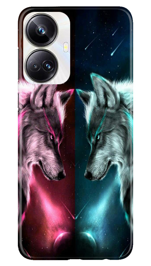 Wolf fight Case for Realme 10 Pro Plus 5G (Design No. 190)