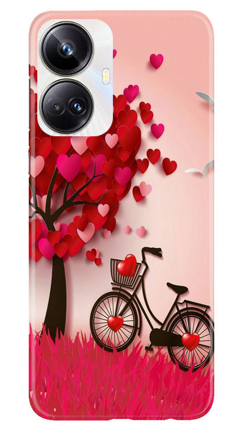 Red Heart Cycle Case for Realme 10 Pro Plus 5G (Design No. 191)