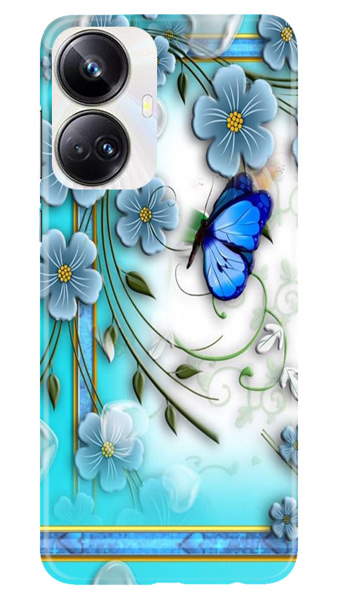 Blue Butterfly Case for Realme 10 Pro Plus 5G