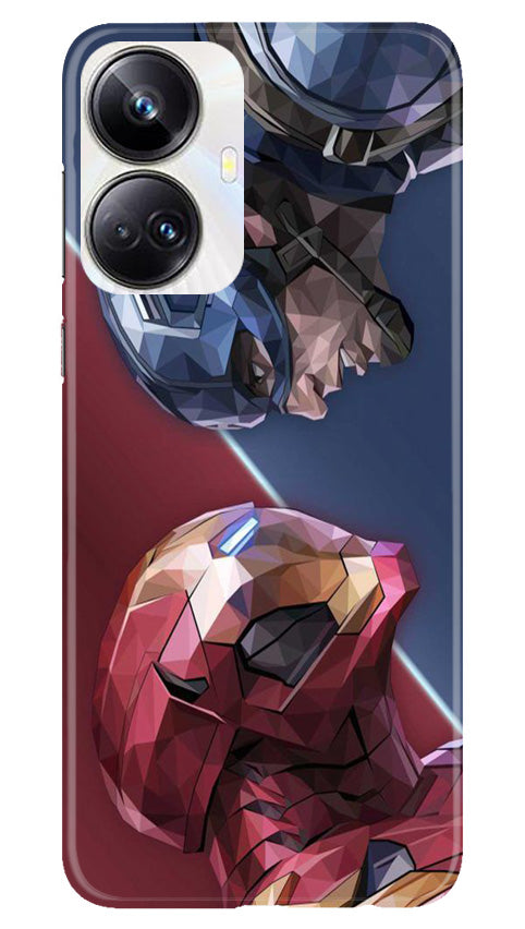 Ironman Captain America Case for Realme 10 Pro Plus 5G (Design No. 214)