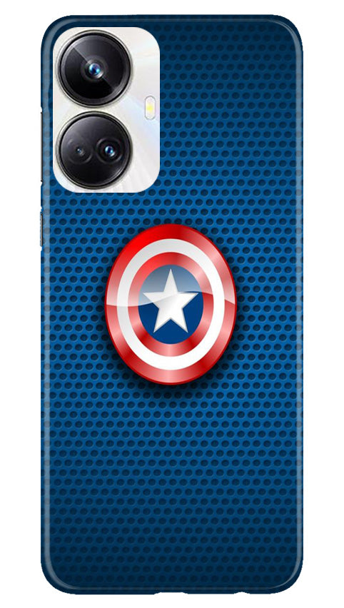 Captain America Shield Case for Realme 10 Pro Plus 5G (Design No. 222)