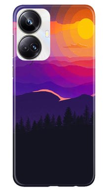 Sun Set Mobile Back Case for Realme 10 Pro Plus 5G (Design - 248)