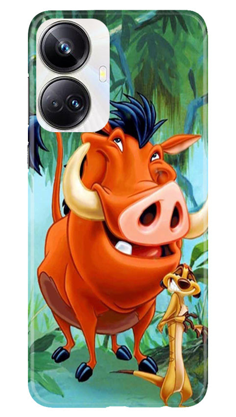 Timon and Pumbaa Mobile Back Case for Realme 10 Pro Plus 5G (Design - 267)