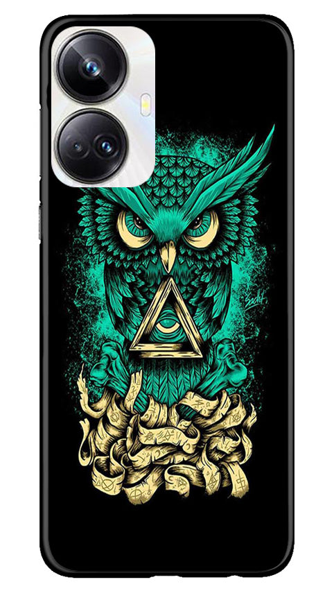 Owl Mobile Back Case for Realme 10 Pro Plus 5G (Design - 317)